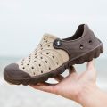Summer Hole Shoes New Men Garden Casual Male Sandals Rubber Clogs For Men Summer Slides fashion Swimming Jelly Shoes Size 40-46. 