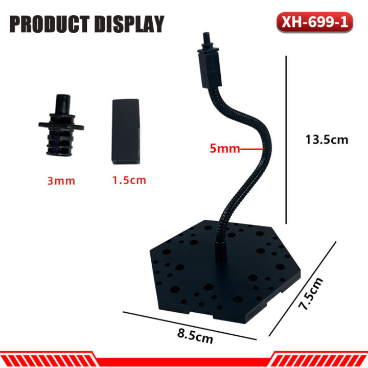 AcceSSories superstore 1Pcs Snake Tube Action Figure Base Suitable Display Stand Bracket for Figure Animation Cinema Game Toy Bracket Accessories