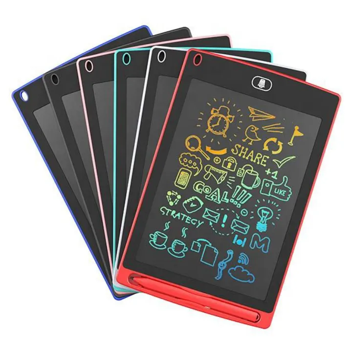 Writing LCD tablet 6.5 , 8.5 , 10, 12 inch Multicolor writing Drawing ...