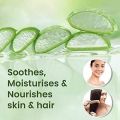 JULYSTAR Naturally 99.9% Aloe Vera Gel Smoothing & Moisturizing Face Cleansing Aloe Vera Gel 120ml. 
