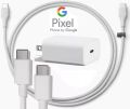 Google 30W USB-C Charger Fast Charging Pixel 6 7 5 Pro 4/3/2 4A Adapter Compatible with Google Products and Other USB-C Devices. 