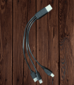 3 In 1 Portable Mobile Charging Cable, Fast Charging, For All Modle of iphone, Xiaomi, Huawei, Samsung, Vivo, Redmi, Oppo, Realme, Oneplus, Tecno. 