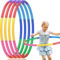 Hulla hoop ring for kids -Hula Hoop for Kids, Detachable Size Kids Hula Hoop, Suitable for Girls, Boys and Pet Training-For Gym Use. 