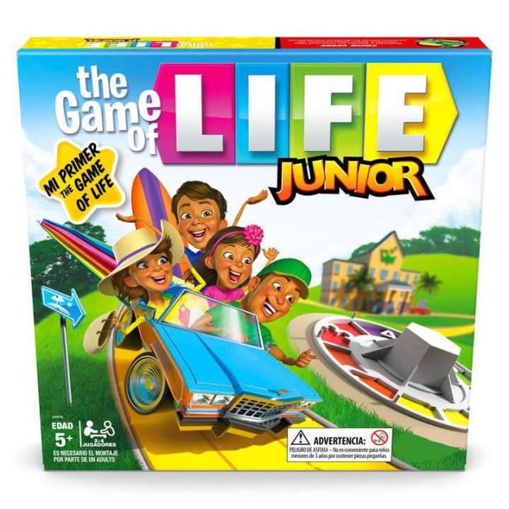 Splendour. The Game of Life Junior Board Game for Kids Ages 5 and Up, Game for 2-4 Players