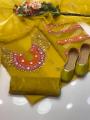 New Fancy Dress for women – Organza Shirt, Plain Kataan Silk Trouser and Organza Dupatta. 