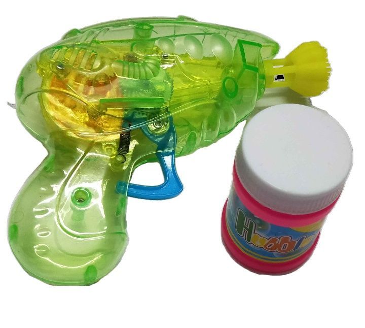 Bubble Generator game 7 inch with free bottle of Soap Bubble Maker Machine