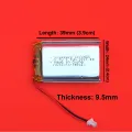 3.7v 800 MAH Battery 502035 - Lithium Polymer Lipo - Camera, Earbuds Casing, Powerbank, Some Drones, Aeroplane, Jet, DIY, Mouse, Keyboard. 