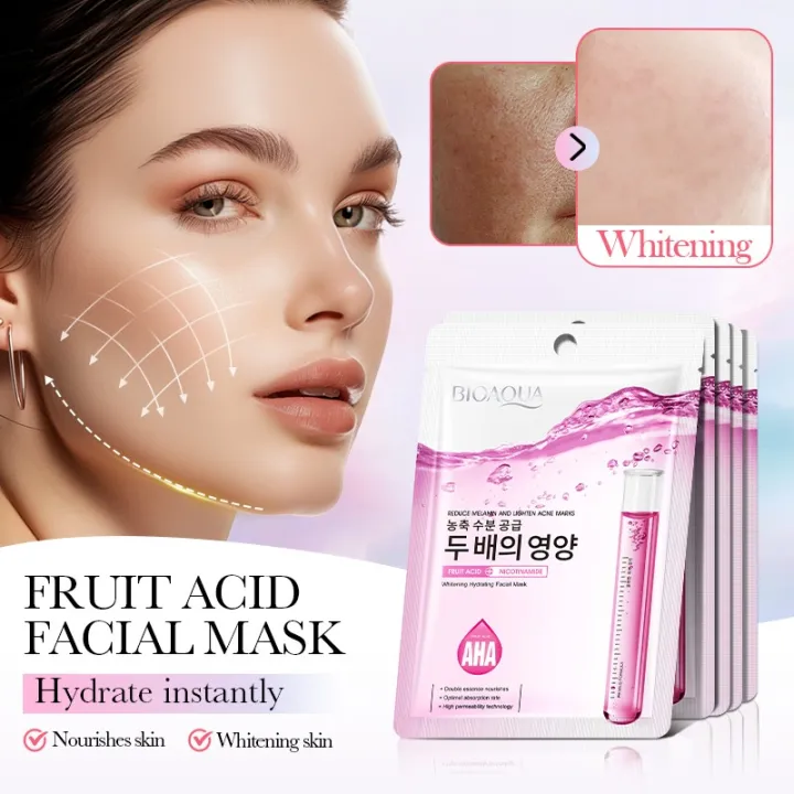 BIOAQUA%20Fruit%20Acid%20Nicotinamide%20Whitening%20Hydrating%20Face%20%20Mask%20-%20Image%204