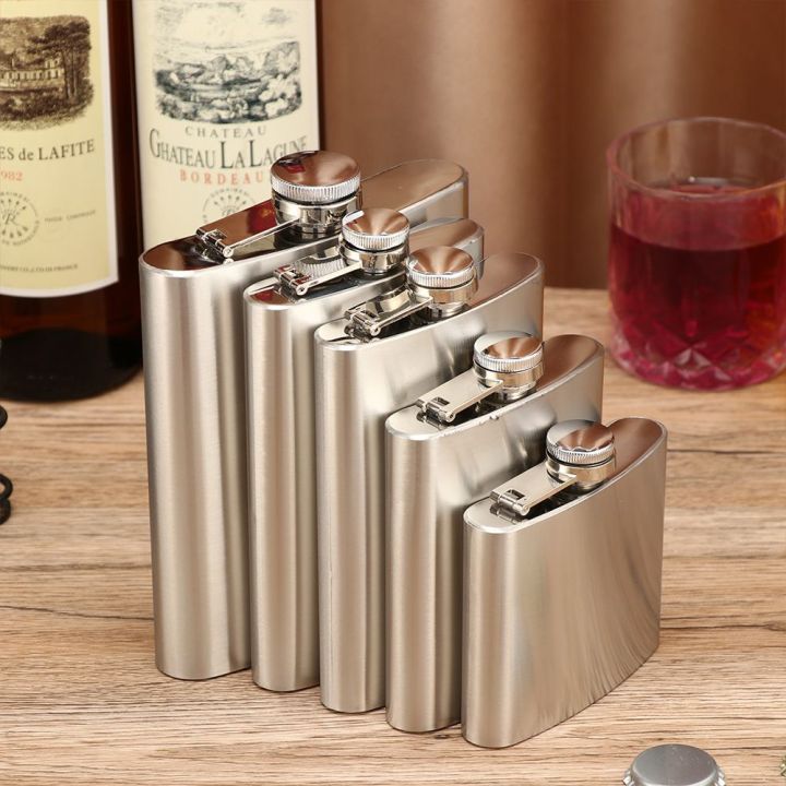 Leakproof Alcohol Wine Drinking Bottle Liquor Flask Hip Flask Stainless Steel Whiskey Holder