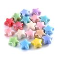 10pcs Cute Handmade Craft Star Beads Ceramic Cartoon Design Ceramic Spacer Loose Beads Fashion Bracelet Making Kit Jewelry Making Material Gift. 
