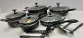 Prestige Non Stick Cookware 16 Pieces Set Made in England. 