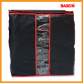 BASEIN Pack 2 Home Storage Foldable Bag New Waterproof Oxford Fabric Bedding Pillows Quilt storage bag clothes storage bag organizer 100gsm Black. 