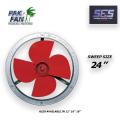 Pak fan exhaust fan metal 24 inches round ventilation fan pure copper wire energy saver for kitchen / room. 