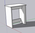 Skyrise Customizable Simplistic Study Table,Laptop/Computer Table,desk table in Ready to Assemble form. 