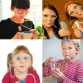 Fun Soft Plastic Straw Glasses Flexible Drinking Straws Tube Tools Kids Novelty Toy Party Supplies. 