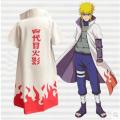 【ALLGOOD】YHYT Man Adult Naruto Shippuden Cosplay Cloak 4Th Hokage Cloak Robe White Cape Dust Coat Unisex Fourth Hokage Namikaze Minato Uniform. 