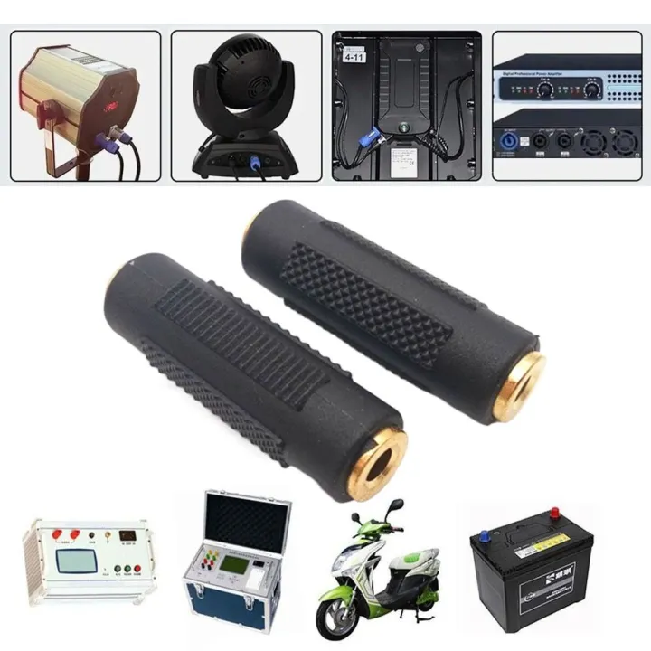 MP3%20DVD%20Headphone%20Connector%203.5mm%20to%203.5mm%20Female%20Jack%20Car%20AUX%20Connector%20Earphone%20Jack%20Plug%20Coupler%20Adapter%203.5mm%20Gold%20Plated%20-%20Image%202