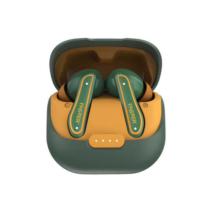Faster Roar Bluetooth Earbuds- Ear Buds 36Hrs Playback Wireless 5.3V Bluetooth Earbuds 10mm Drivers with Big Bass- ANC Bluetooth Earphones Low Latency IPX4 Water Resistant Type-C Fast Charging