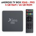 Android TV Box X96Q & x96Q Pro & YK12VR | 8GB RAM - 256GB ROM | Android 13 | 4K Resolution |  Android TV Box. 