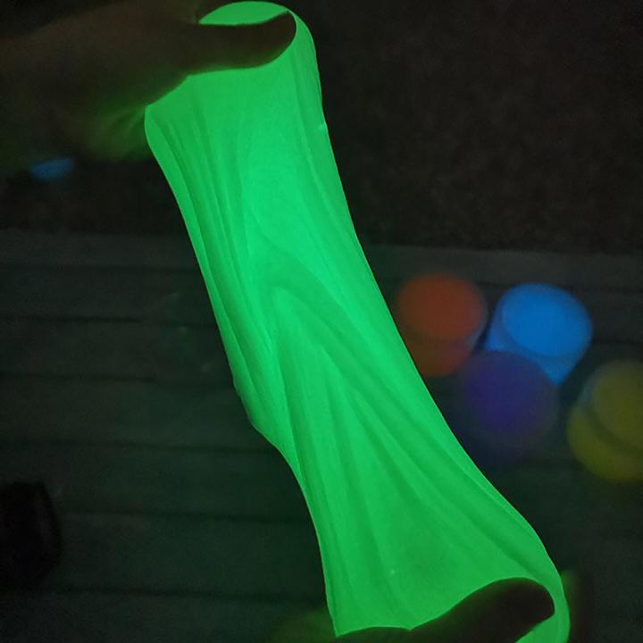 Mud Fidget Antistress Glow In The Dark Diy Slime Luminous Mud Scented Stress ...