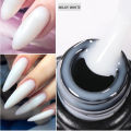 XEIJAYI 7ML Quick Extension Nail Gel Vernis Semi Permanent Acrylic Crystal White Clear Nude Gel Nail Polish UV Construction Gel. 