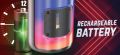 Audionic Hummer H4 / Bluetooth Portable Speaker With Deep Base And Separate Mic - RGB Lightning - TWS Feature - With 1 Year Official Brand Warranty (LATEST). 