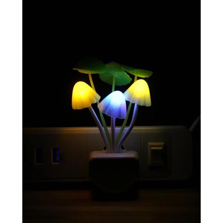 Mushroom Sensor Night Light, Automatic Sensor LED Mushroom Lamp, Night Light with Sensor for Ambiance, Decoration, Lighting and Multipurpose Usage