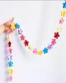 3D Paper Flower Garland For Decorations. 
