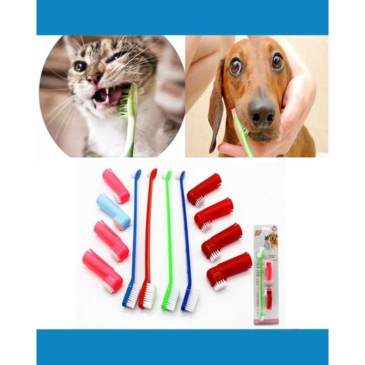 Cleaning Toothbrushes For Dogs Pet Dog Dental Grooming Toothbrush