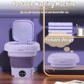 2 in 1 Mini Washing Machine Portable Foldable Washer with Dryer / Baby Washing Machine for Kids Clothes, Travel & Small Laundry. 