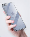 For iPhone 6s / iPhone 6 Back Cover + Wrist Strap Fashion Shiny Maple leaf Plating Square Bumper Phone Case Soft TPU Silicone Shockproof Protective Cover. 
