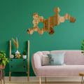 Dotz Wall Art Design Room Decoration Items Trending Wall Art for Living Room Beautiful Wall Decor for Bedroom Hexagon Mirror Acrylic Wall Art. 
