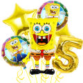 Sponge-Bob Foil Balloons Kidsroom Decoration Boys Faovr Girl S Aerated Toy Birthday Party Decor Baby Shower Party Supplies. 