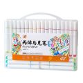 Acrylic Marker Set - 12/24/36/48 Colors Non-Toxic Art Pens for Graffiti, DIY Crafts & School Projects - Versatile Markers for Fabric, Glass, Paper, and More. 