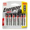 100% Original Energizer MAX AA Batteries, 4+2 Bonus Pack Alkaline Battery Cells. 