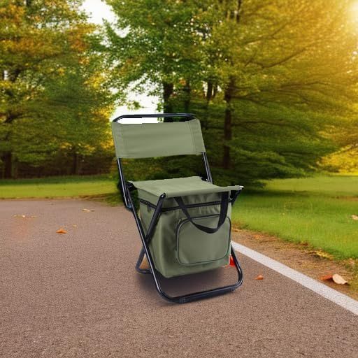 LEADALLWAY%20%20Fishing%20Chair%20with%20Cooler%20Bag%20Compact%20Fishing%20Stool%20Foldable%20Camping%20Chair%20-%20Image%202