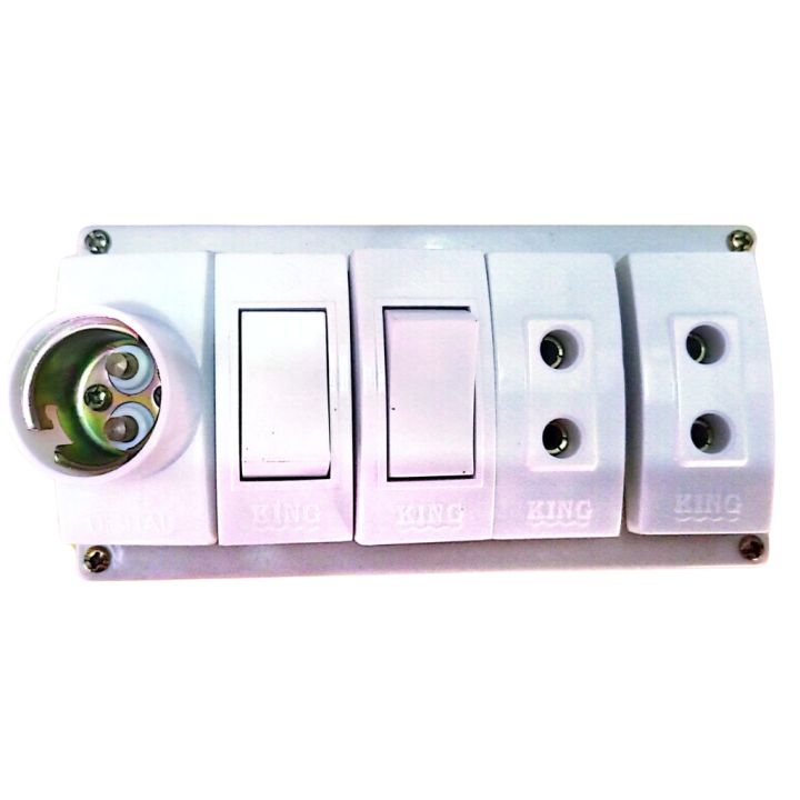 Electric%20Extension%20Board%20Wall%20Electric%20Board%20High%20Quality%20PVC%20Box%20&%20Fibar%20Sheet%20Piano%20Switch%20Sockets%20(5%20Points)%20-%20Image%202