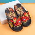 Children's slippers, summer babies, boys, anti slip internet celebrities, Captain America, kindergarten soft soles, indoor bathroom cool shoes. 