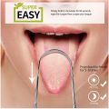 Tongue Scraper Tongue Cleaner U Shape Fresh Breath Care Scraper, Bacteria Inhibiting Non-Synthetic Grip Tongue Cleaning Tool Pack of 1. 
