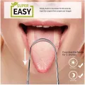 Tongue Scraper Tongue Cleaner U Shape Fresh Breath Care Scraper, Bacteria Inhibiting Non-Synthetic Grip Tongue Cleaning Tool Pack of 1. 