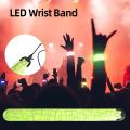LED Bracelet Wide Application LED USB Charging Outdoor Sports Slap Luminous Wrist Light. 