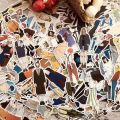 Cute Girls Stickers Waterproof Diary Notebook Scrapbooking Decoration Paper Stationery DIY Sticker School Supply. 