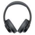 soundpeats space bluetooth wireless headphone with foldable design noise cancelling microphone and long battery life ideal for sports and smartphones. 