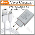 Fast Charger 44 watt + Micro Type Data Cable 5.0 Fast Charging for All Android Mobile Phones. 