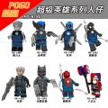 Green Cat Robokill Wolverine Minifigures Spiderman Deadpool Harley Quinn Building Blocks Avengers Kids Lego Toys. 