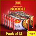 ABC Noodles - Instant Noodles - Indonesia Spicy Noodles - Ramen Noodles - Wheat Noodles - Instant Fried Noodles (Pack of 12) Family Pack. 