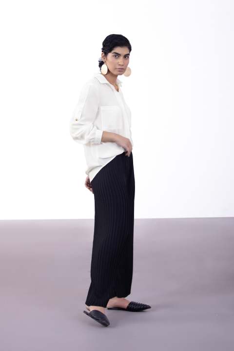 West by Sapphire Women Western White Tailored Shirt
