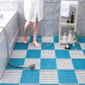 Shower Room Toilet Floor Mat Bathroom Non-Slip Mat Hollow out Stitching Water-Proof Bath Foot Mat Swimming Pool Home. 