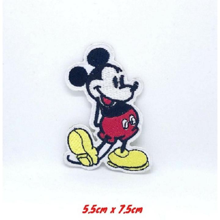 Embroidery Micky Mouse cartoon character Iron Sew on Patch kids clothing dress shirt cap bag jacket jeans craft logo shoes repair Brand Badge#066