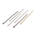 【200+pcs】 Flat Head Pins 16 20 30 35 40 45 50 mm Headpins For Jewelry Findings Making DIY Supplies. 